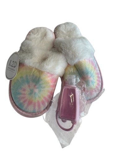 Kids plush faux fur - fur, slippers