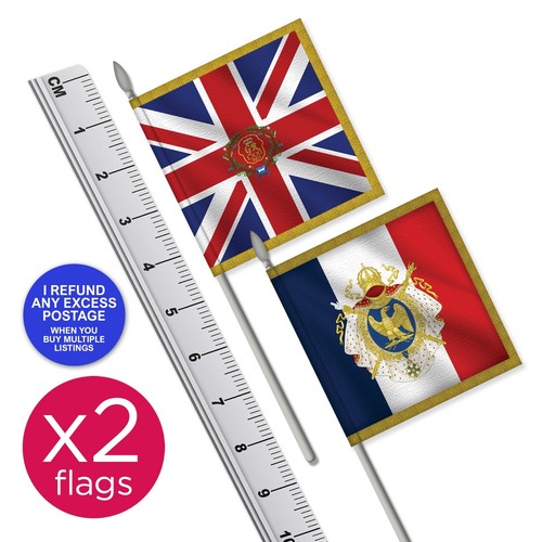 Flags british french - x,