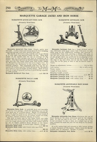 1925 paper marquette garage - ad,