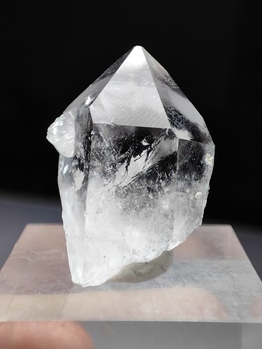 Brookite included quartz - brookite,