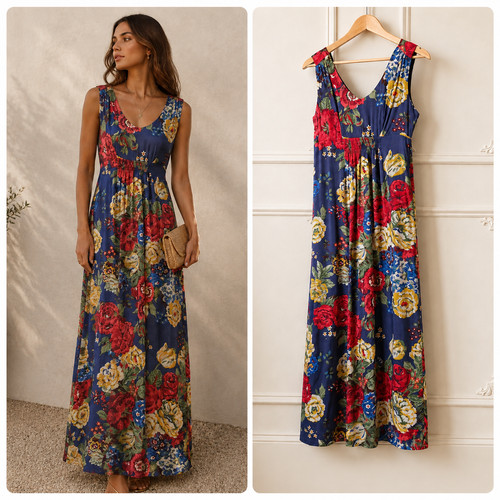 Joules henrietta floral maxi - henrietta,