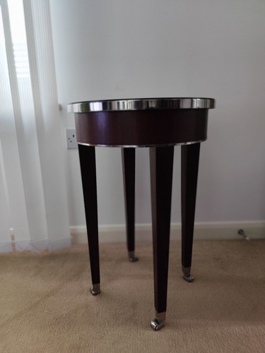 Art deco style round side - art,