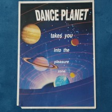 Dance Planet rave flyer, A4