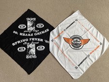 2 Harley Davidson Bandanas Spring Fever Rally Dockgate 20 Motorcycles HOG