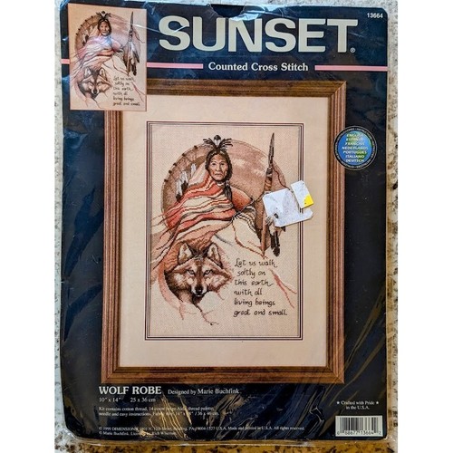 Vintage 1999 sunset wolf - sunset, robe