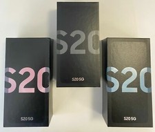 Genuine Samsung Galaxy S20 /S20+ 5G / S20 FE Empty Box Only -Grey/Black/Blue/Red