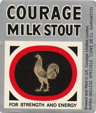 BEER BOTTLE LABEL - COURAGE