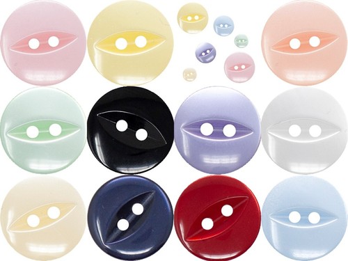 Fish eye buttons baby children - fish,