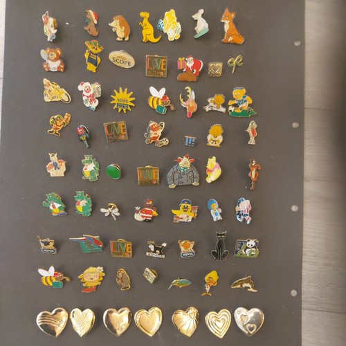 Vintage pin badges job - job, lot