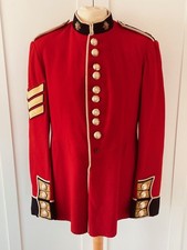 ORIGINAL QUEEN ELIZABETH II COLDSTREAM GUARDS QUALITY TUNIC RANK OF SERGENT