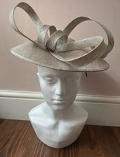 Hobbs 'Clare' Fascinator - Neutral Beige, BNWT