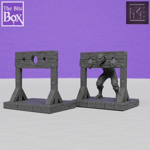 Pillory prisoner artisan - prisoner, |