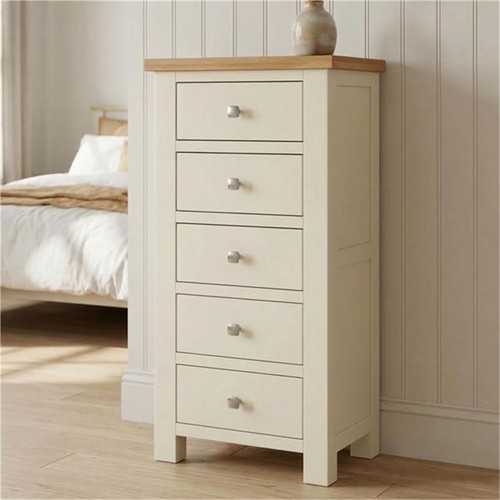 Painted ivory wellington chest - ivory,