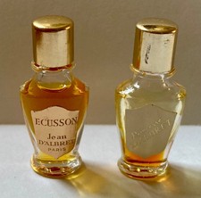 Two Vintage Jean D’Albret Miniature Parfums Ecusson and Princesse