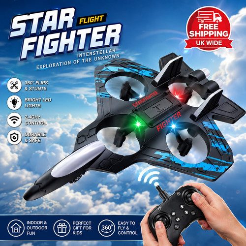 Fighter airplane stunt - stunt, remote