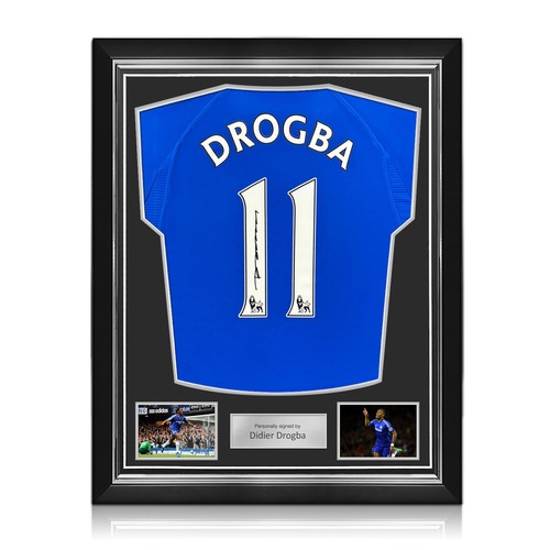 Didier drogba signed chelsea - signed,