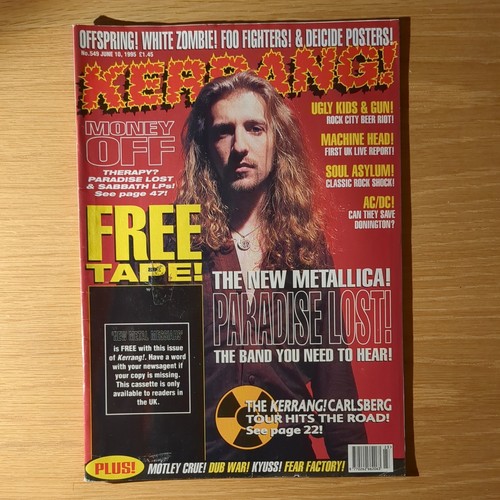 Kerrang 549 1995 paradise - kerrang!,
