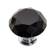 VDL 20~30mm Crystal Door Knobs Diamond Round Cabinet Furniture Cupboard Drawer