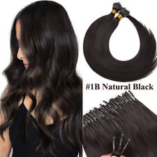 Nano Ring Remy Human Hair Extensions Micro Loop Nano Bead Balayage 100g Thick UK