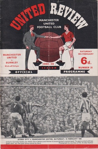 Football programme man utd - programme,