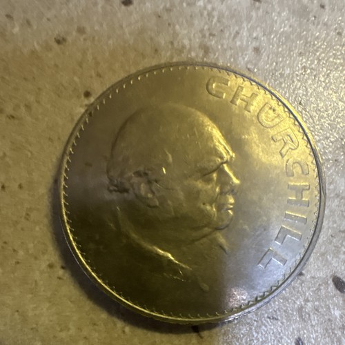 1965 crown coin - coin, winston