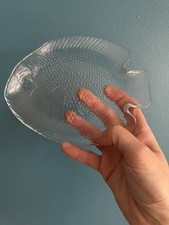 4 Vintage Arcoroc Glass Fish