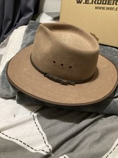 Akubra Imperial Quality Pure Fur Felt Cattleman Hat Size 59 (Great condition)