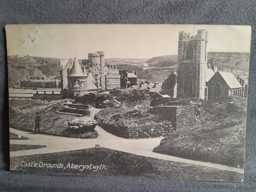 Aberystwyth castle grounds - castle,