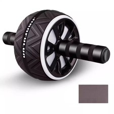 Pro Abs Roller Exercise Wheel Abdominal Core Strength Workout Muscle Cruncher UK