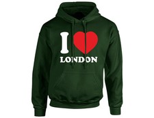 I Love London Unisex Hoodie (8