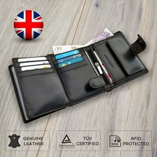 RFID Blocking Mens Leather