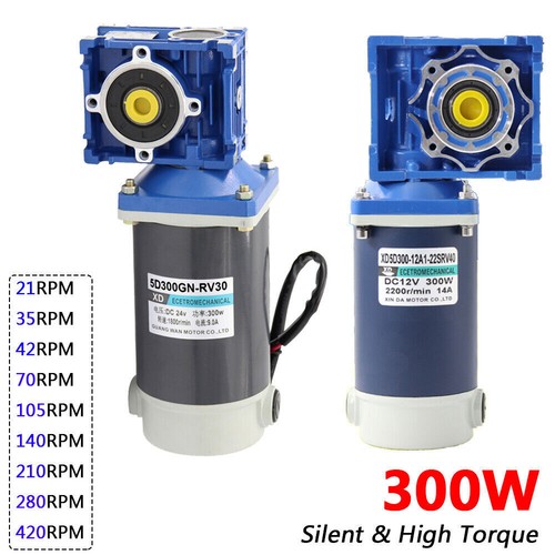 300w 12v 24v - dc, worm