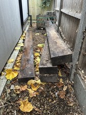 Five Wooden Sleepers