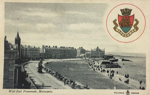 Vintage postcard lancashire - vintage,