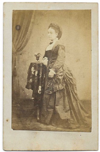 Cdv carte visite young - carte, lady