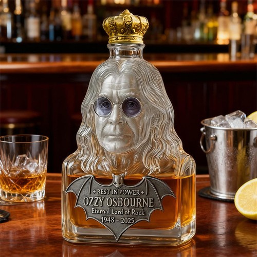 1pc ozzy whiskey bottle - 1pc,
