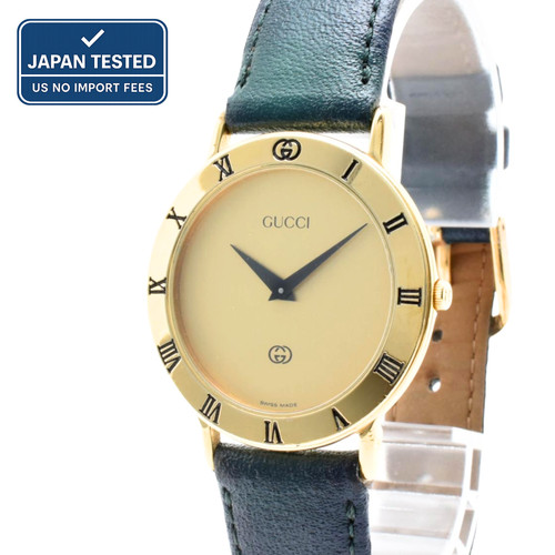 Gucci 3000m quartz watch gold - quartz,