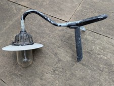 SWAN NECK  COUGHTRIE  SW10 LIGHT COMPLETE WITH BRACKET FOR RESTORATION.