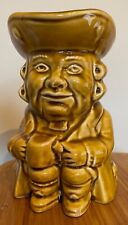Dartmouth Pottery Tan brown  Toby Jug 15 cm (6")