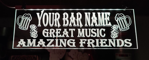 Man cave bar - man,