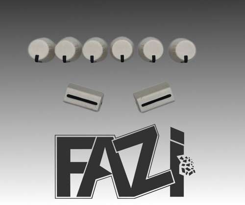 White knobs oem - x, +
