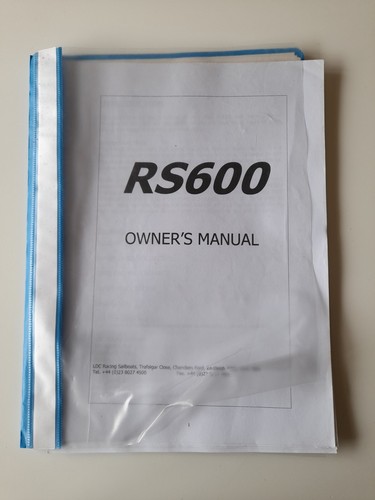 600 sailing dinghy - rs,