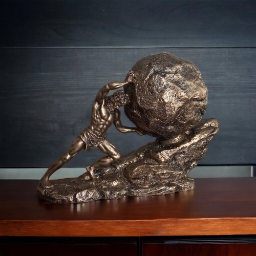 Sisyphus statue greek - sisyphus, statue,