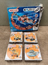 Meccano Multimodels Construction Set & Meccano Design Set 4 Models Boxed New 