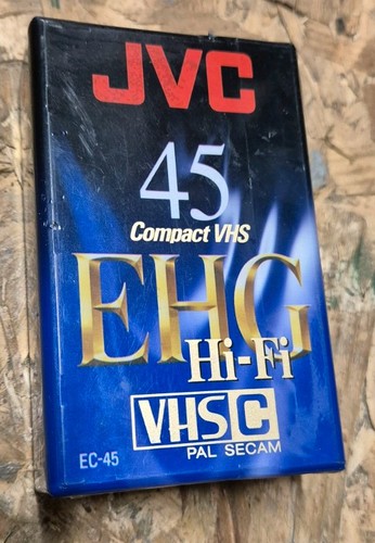 New jvc compact vhs camcorder - new,