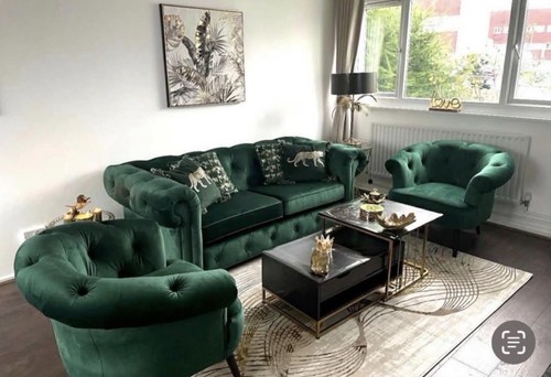 Velvet sofa - sofa,