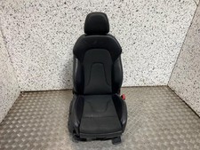 08-15 AUDI A4 B8 8K SALOON S LINE DRIVER SIDE HALF LEATHER FRONT SEAT/HEADREST