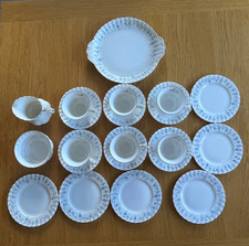 Royal Albert Memory Lane ~ 21 piece Bone China Tea set, made in ENGLAND