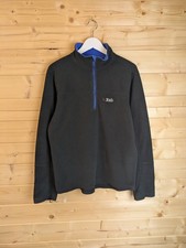 Rab Black 1/4 Zip Mock High