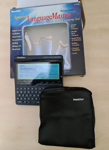 Franklin 6000b language - lm-6000b,